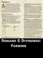 Demand & Dividends: Farming