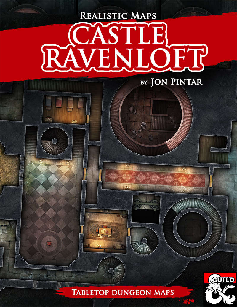 Ravenloft Castle Maps Realistic Dungeon Rpg.