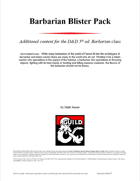 Barbarian Archetype Blister Pack