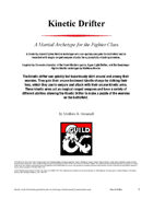 Kinetic Drifter Martial Archetype for Fighters