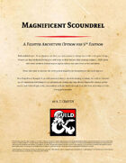 Fighter Archetype: Magnificent Scoundrel