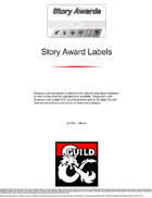 Story Awards Labels - Window to the Past