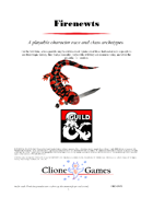 Firenewts - A 5e Player Race and Class Archetypes
