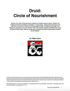 Druid: Circle of Nourishment
