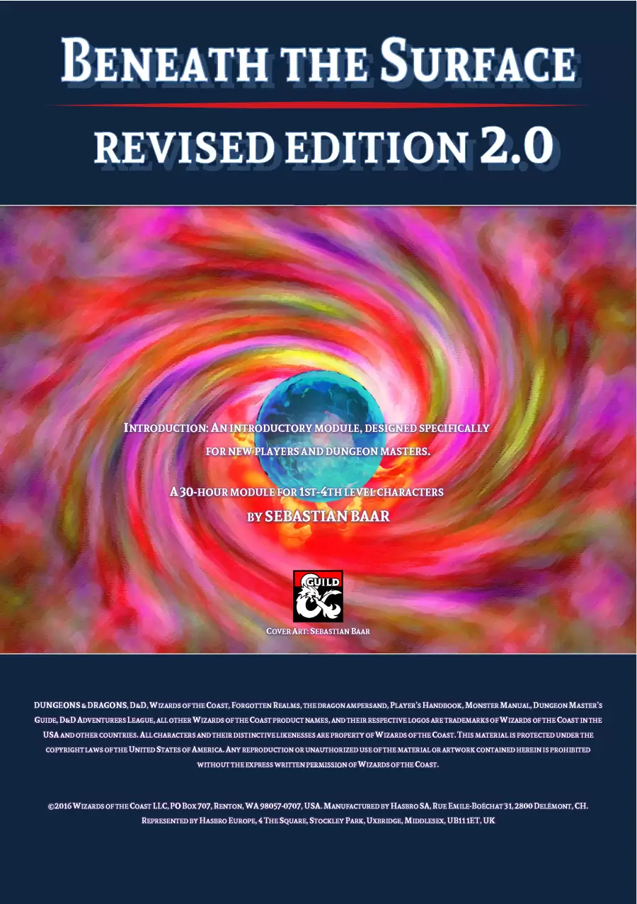 Beneath the Surface - Revised Edition 2.02 (with Supplements) - Dungeon ...