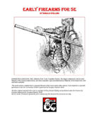 Early Firearms for D&D 5e