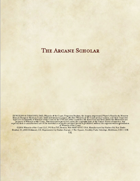 Arcane Scholar - Wizard Variant