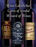 Curse of Strahd: Wizard of Wines Labels Wine Labels for Ravenloft
