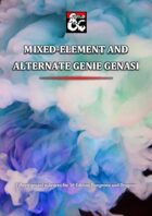 Mixed-Element and Alternative Genie Genasi