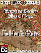 Baldur's Gate - Forgotten Realms Stock Maps