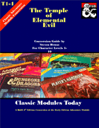 Classic Modules Today: T1-4 Temple of Elemental Evil (5e)