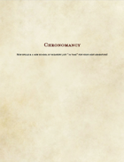 School of Chronomancy: Time Magic