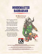 Barbarian Path: Hordemaster