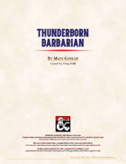 Barbarian Path: Thunderborn