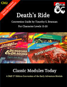Classic Modules Today: CM2 Death's Ride (5e)