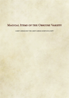 Magical Items of the Obscure Variety