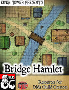 Bridge Hamlet - Fantasy Stock Maps