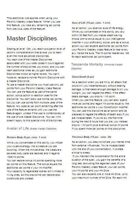 Mystic Master Disciplines