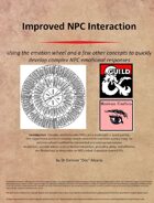 Improved NPC Interactions