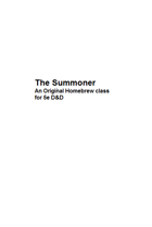 Summoner Class 5e