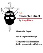 New and Improved 5E Character Sheet