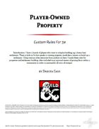 Player-Owned Property for 5e