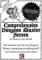 Comprehensive Dungeon Master Screen - Portrait Orientation