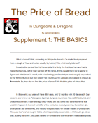 The Price of Bread Part 1