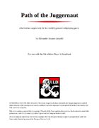 Barbarian - Path of the Juggernaut