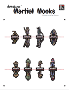 Martial Monks fold-up miniatures by Asphodelius