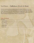 Dullahan: Playable Race