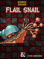 Flail Snail Paper Miniatures