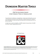 Dungeon Master Tools: DnDAL Story Awards Tomb of Annihilation