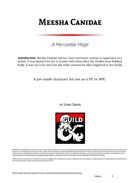 Meesha Canidae - Mercantile Mage