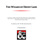 The Wizard of Drury Lane