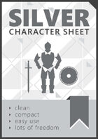 SILVER, Character Sheet