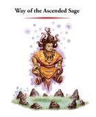 Monk Archetype: Way of the Ascended Sage