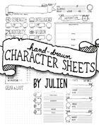 Hand-Drawn Character Sheet