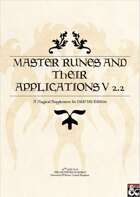 Magical Supplement - Master Runes and their Applications