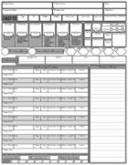 Condensed 5E Character Sheet