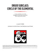 Druid Subclass: Circle of the Elemental