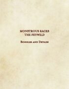 Monstrous Races - Feywild