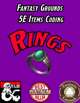 Fantasy Grounds 5E Items Effects Coding - Rings
