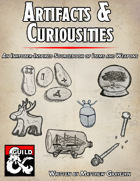 Artifacts & Curiosities: An Inktober-inspired Sourcebook