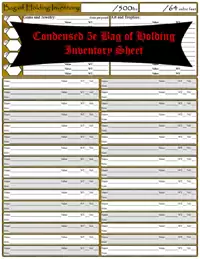 Simple Character Sheet for 5E - Dungeon Masters Guild | DriveThruRPG