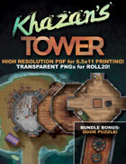 Curse of Strahd: Khazan's Tower Map for Roll20 or Printout