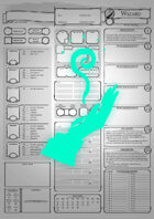 Class Character Sheets - The Wizard