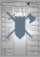 Class Character Sheets - The Fighter