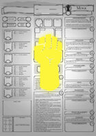 Class Character Sheets - The Monk