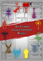 Class Character Sheets - The Bundle
